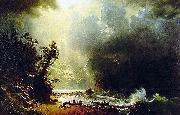 Albert Bierstadt Puget Sound, Pacific Coast oil painting